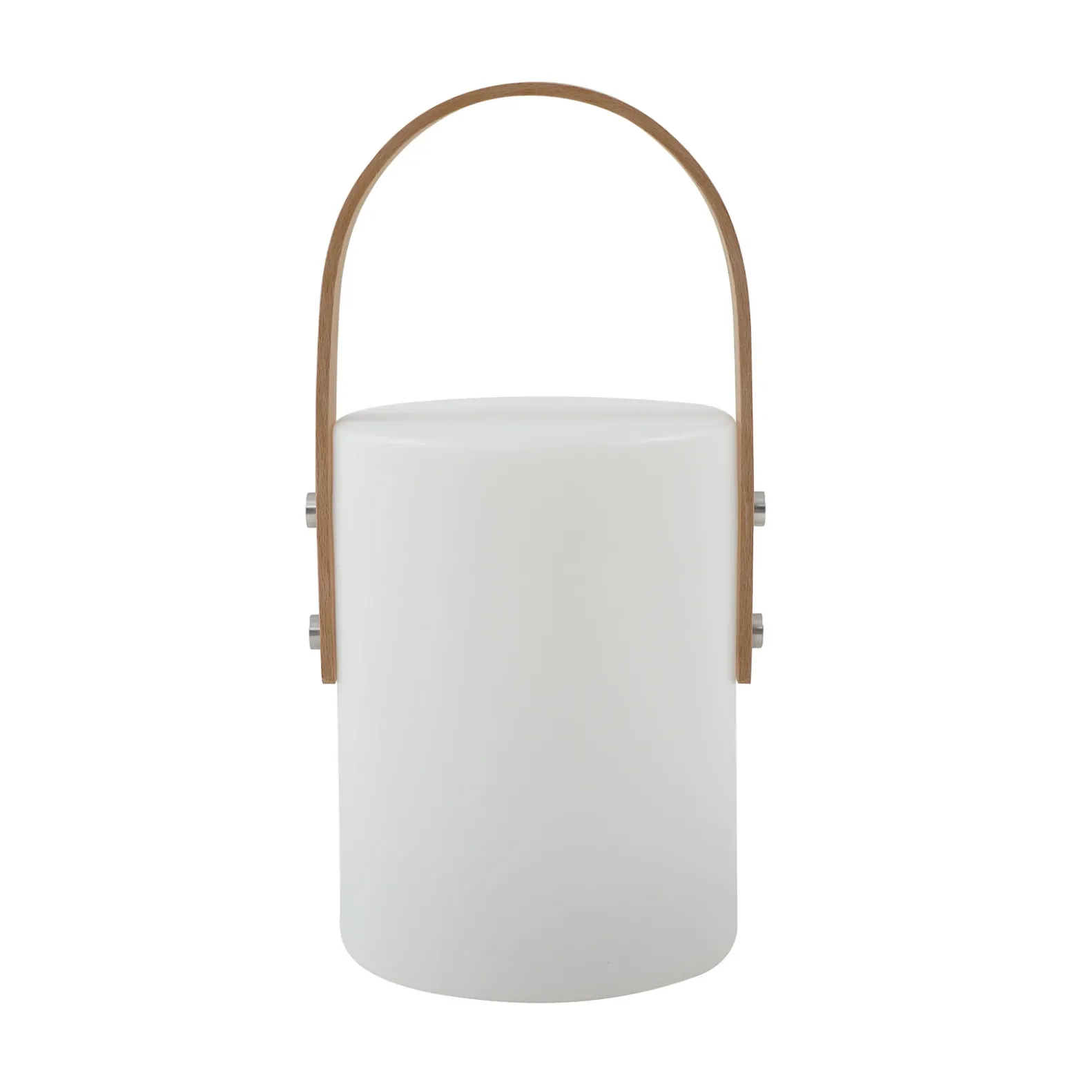 Lámpara de mesa LED recargable para exterior Lindby Juria, blanca, CCT, IP44