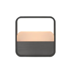 lámpara de mesa LED recargable PURE Go, gris, aluminio