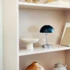 Lámpara de mesa LED recargable Malmö de Dyberg Larsen, altura 23 cm, metal