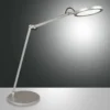 Lámpara de mesa LED Regina con atenuador, aluminio