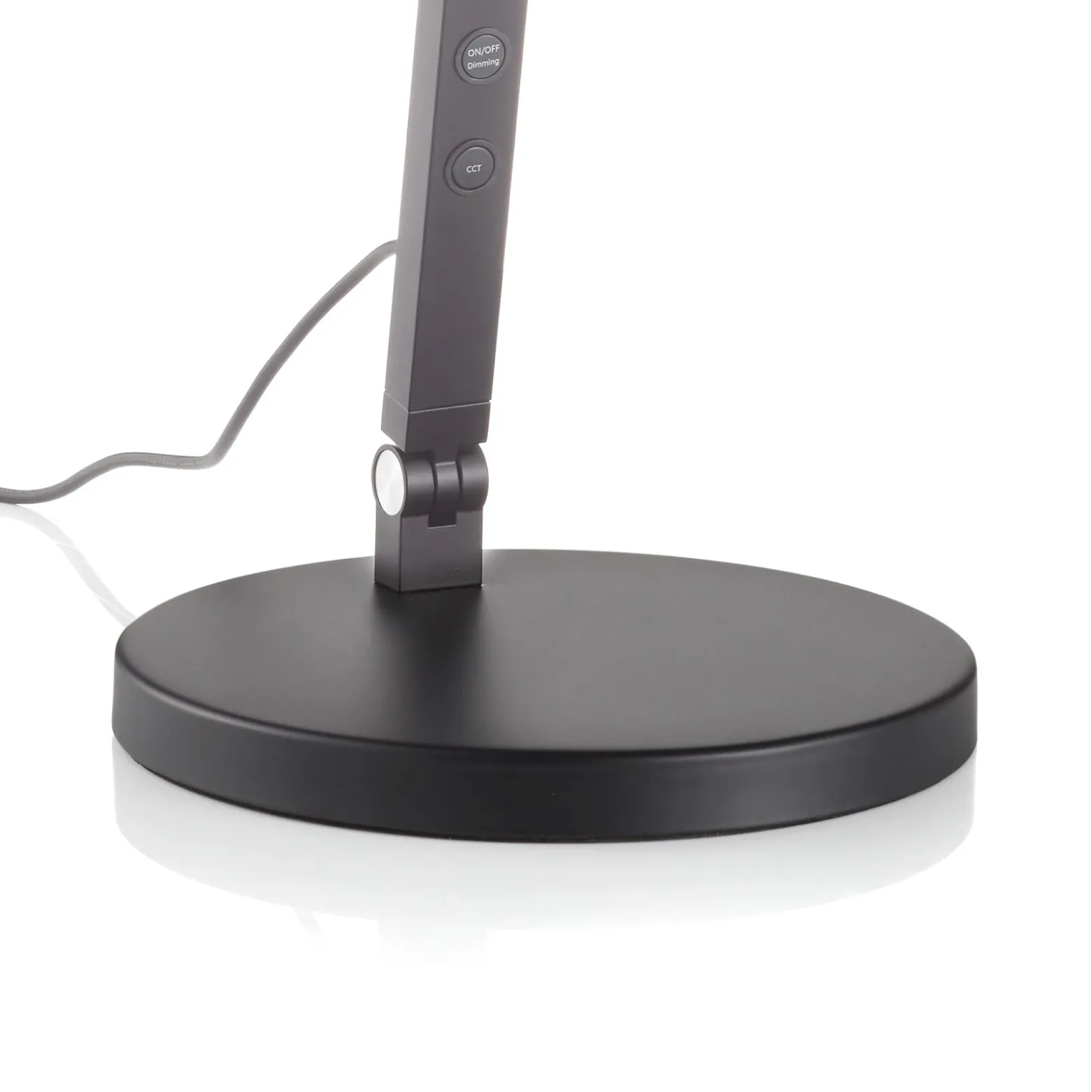 Lámpara de mesa LED Regina con atenuador, negro