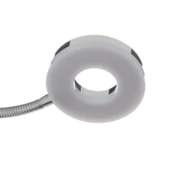 Lámpara de mesa LED Rennes, color cromo, altura 40 cm