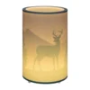 Lámpara de mesa LED 25/15 Scandi Forest, verde, 38 cm, atenuable
