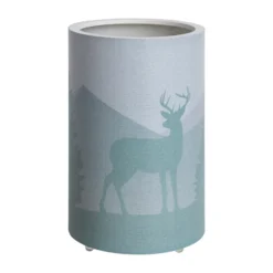 Lámpara de mesa LED 25/15 Scandi Forest, verde, 38 cm, atenuable