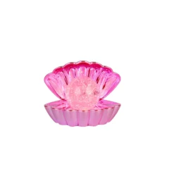 Lámpara de mesa LED Shelly, rosa, plástico, 18 cm, RGB