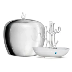 Lámpara de mesa LED Slamp PurityCapsule, UV-C, blanca