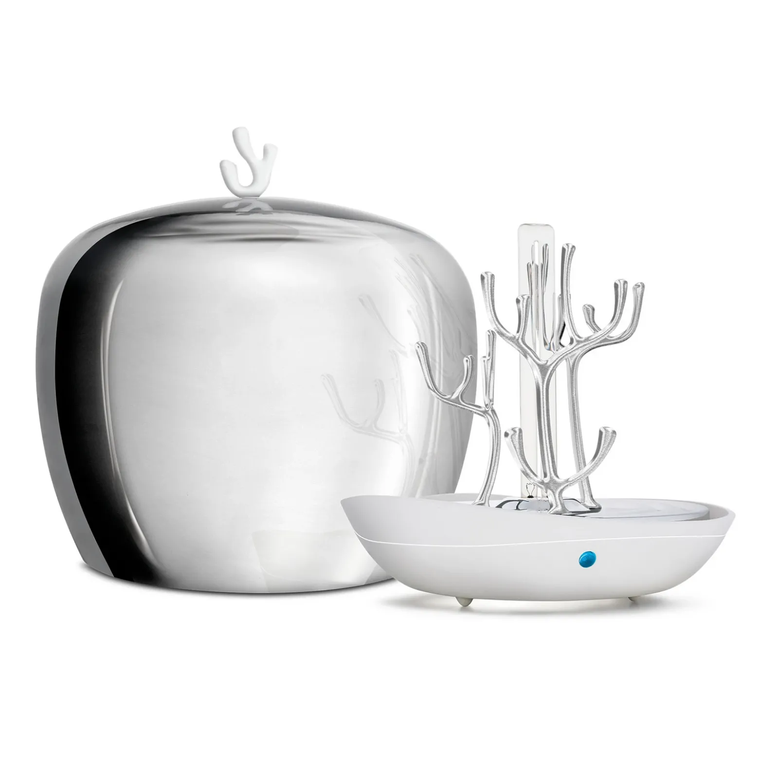 Lámpara de mesa LED Slamp PurityCapsule, UV-C, blanca