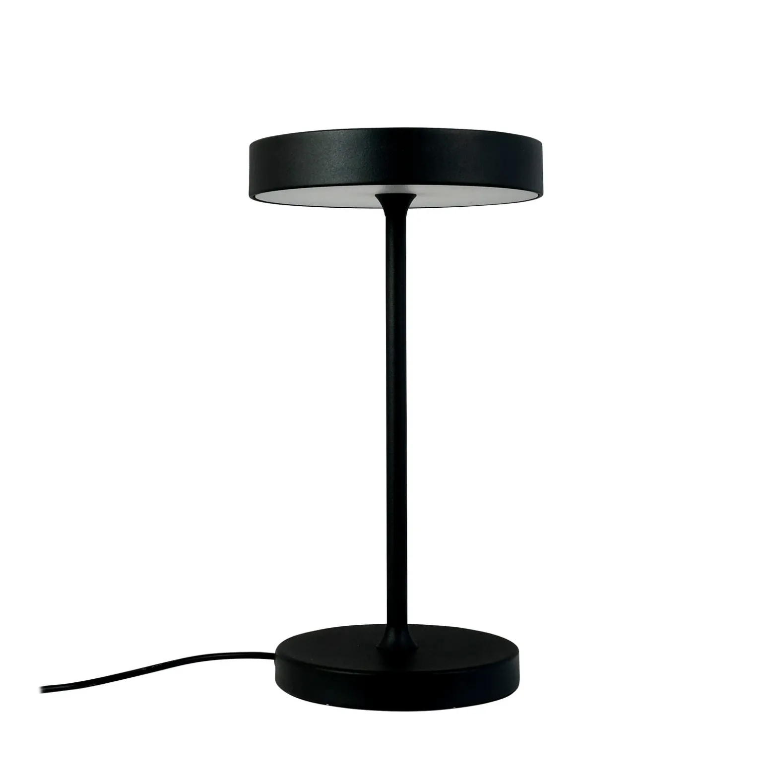 Lámpara de mesa LED Starlight de Dyberg Larsen, negra, altura 26 cm