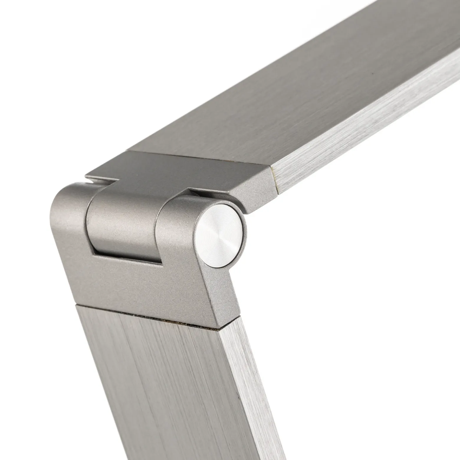 Lámpara de mesa LED Wasp plana, aluminio