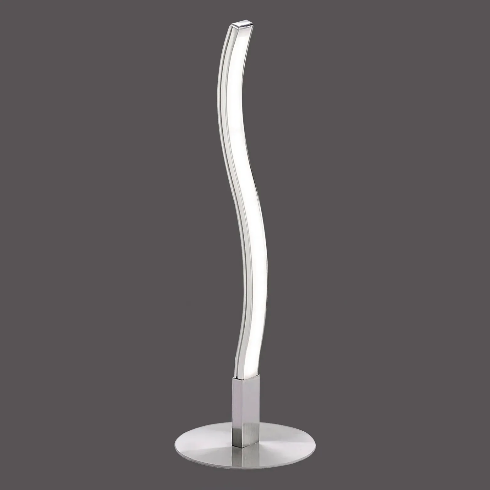 Lámpara de mesa LED Wav 3.000K 30cm acero