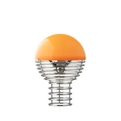 Lámpara de mesa LED WIRE de VERPAN, naranja, altura 25 cm, IP44
