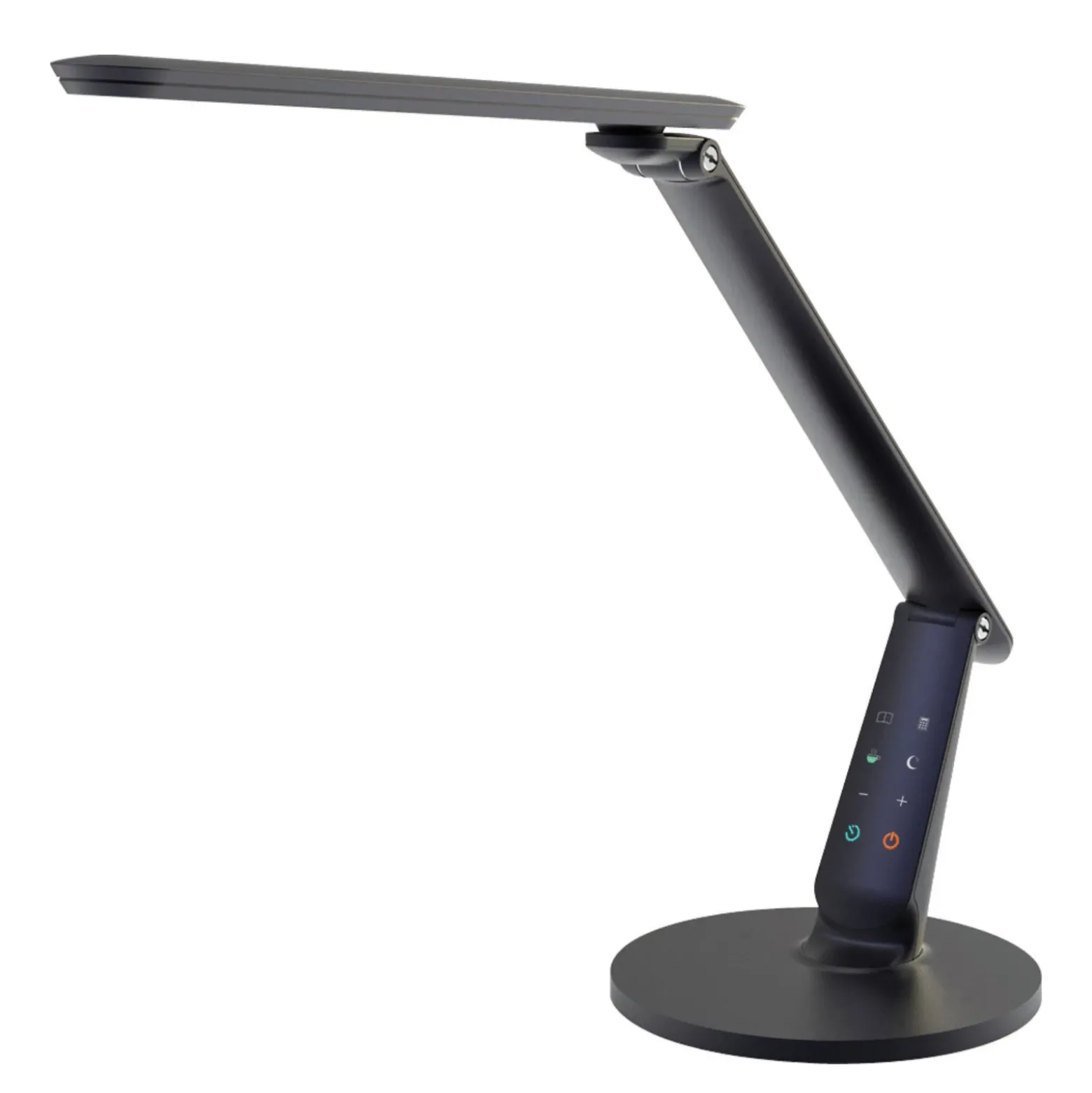 Lámpara de mesa LED Zig, panel de control negro