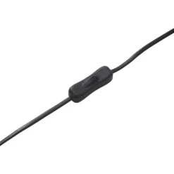 Lámpara de mesa Lindby Aelith, Ø 30 cm, gris, cerámica, E27