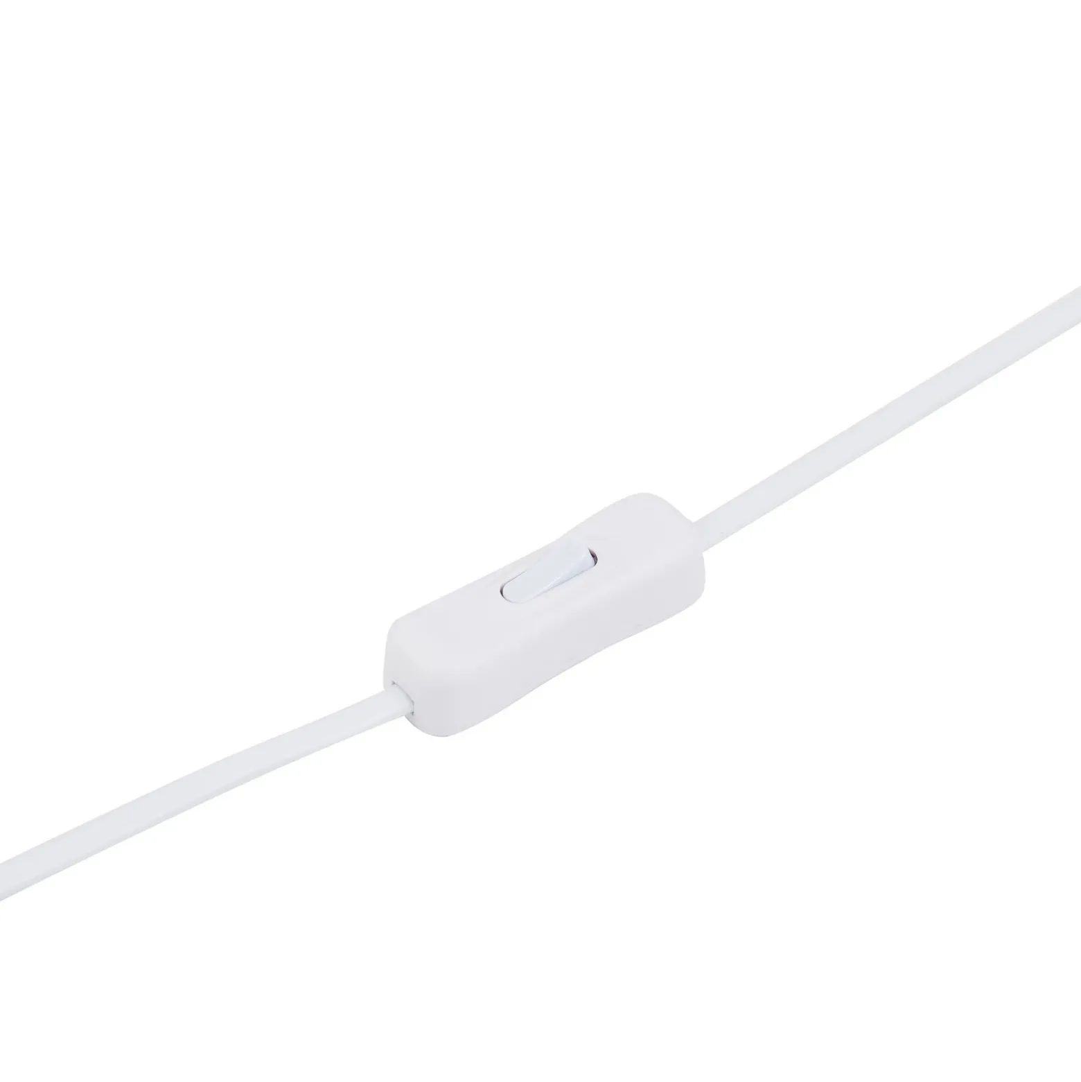 Lámpara de mesa Lindby Andriana, blanca, cristal, Ø 15 cm