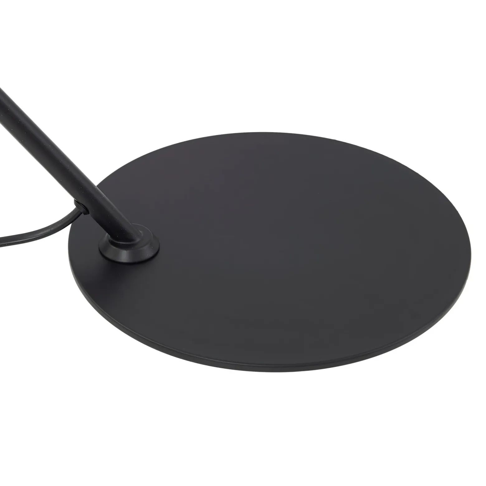 Lámpara de mesa Lindby Corali, negra, metal, altura 64cm