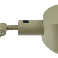 Lámpara de mesa Lindby Corali, verde claro, metal, altura 64cm