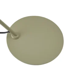 Lámpara de mesa Lindby Corali, verde claro, metal, altura 64cm