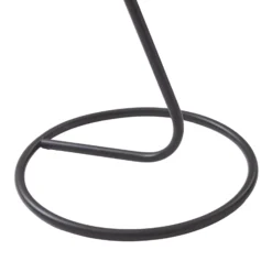 Lámpara de mesa Lindby Elira, negra, metal, 35 cm de altura, ES27