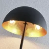 Lámpara de mesa Lindby Idalene, altura 51 cm, negra, metal