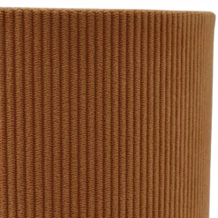 Lámpara de mesa Lindby Jone, marrón claro, textil, 30 cm de altura, E27