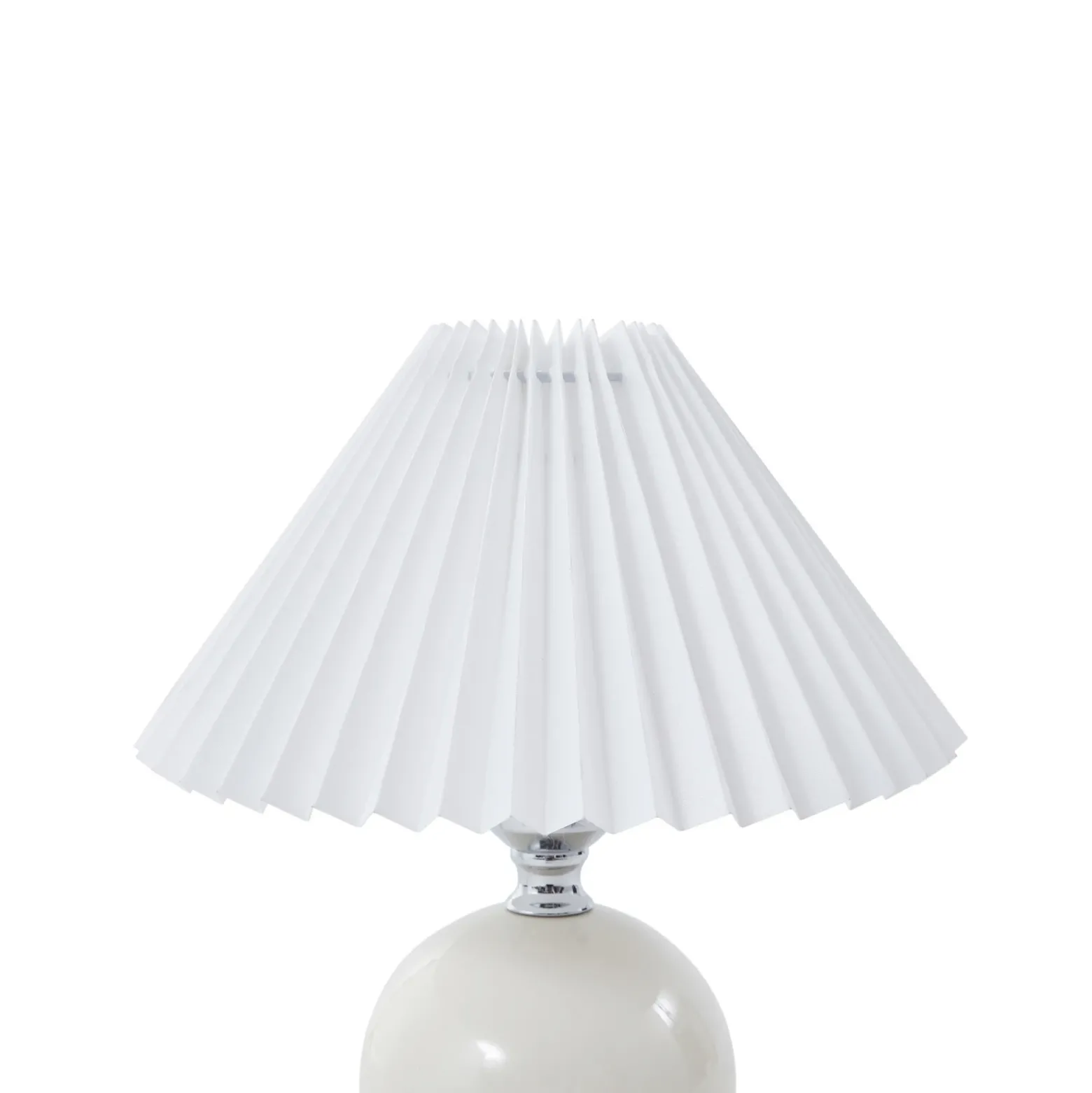 Lámpara de mesa Lindby Kerimi, cerámica, crema