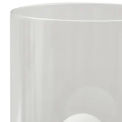 Lámpara de mesa Lindby Kupla, opal/claro, cristal, Ø 20 cm, G9