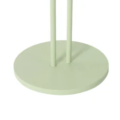 Lámpara de mesa Lindby LED recargable Janea TWIN, verde, metal