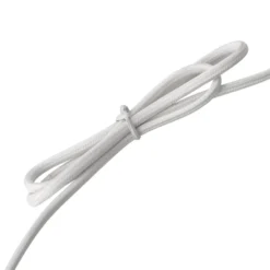 Lámpara de mesa Lindby Magali, blanca, papel, Ø 34 cm, E14