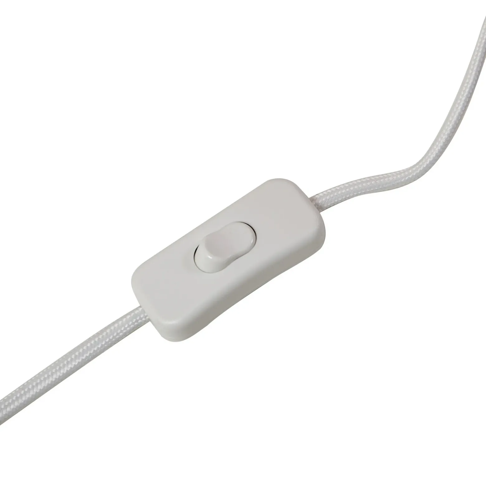 Lámpara de mesa Lindby Magali, blanca, papel, Ø 34 cm, E14