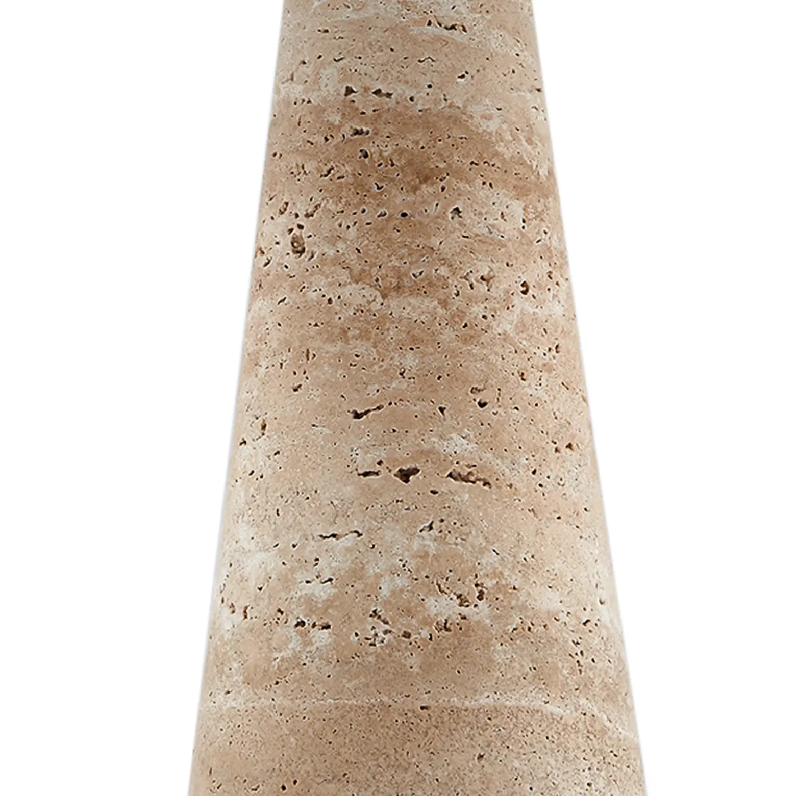 Lámpara de mesa Lindby Magritt, beige, metal, piedra, 41 cm