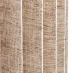 Lámpara de mesa Lindby Maveo, altura 30 cm, nogal/lino, E27