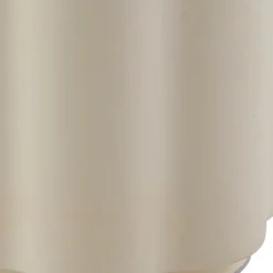 Lámpara de mesa Lindby Nielson, beige, altura pantalla 8,5 cm, yeso