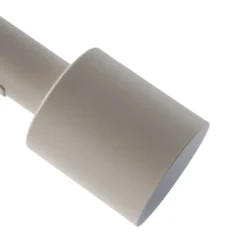Lámpara de mesa Lindby Ovelia, beige, metal, E27