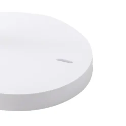 Lámpara de mesa Lindby Radka, blanca, plástico, GU10, brazo flexible