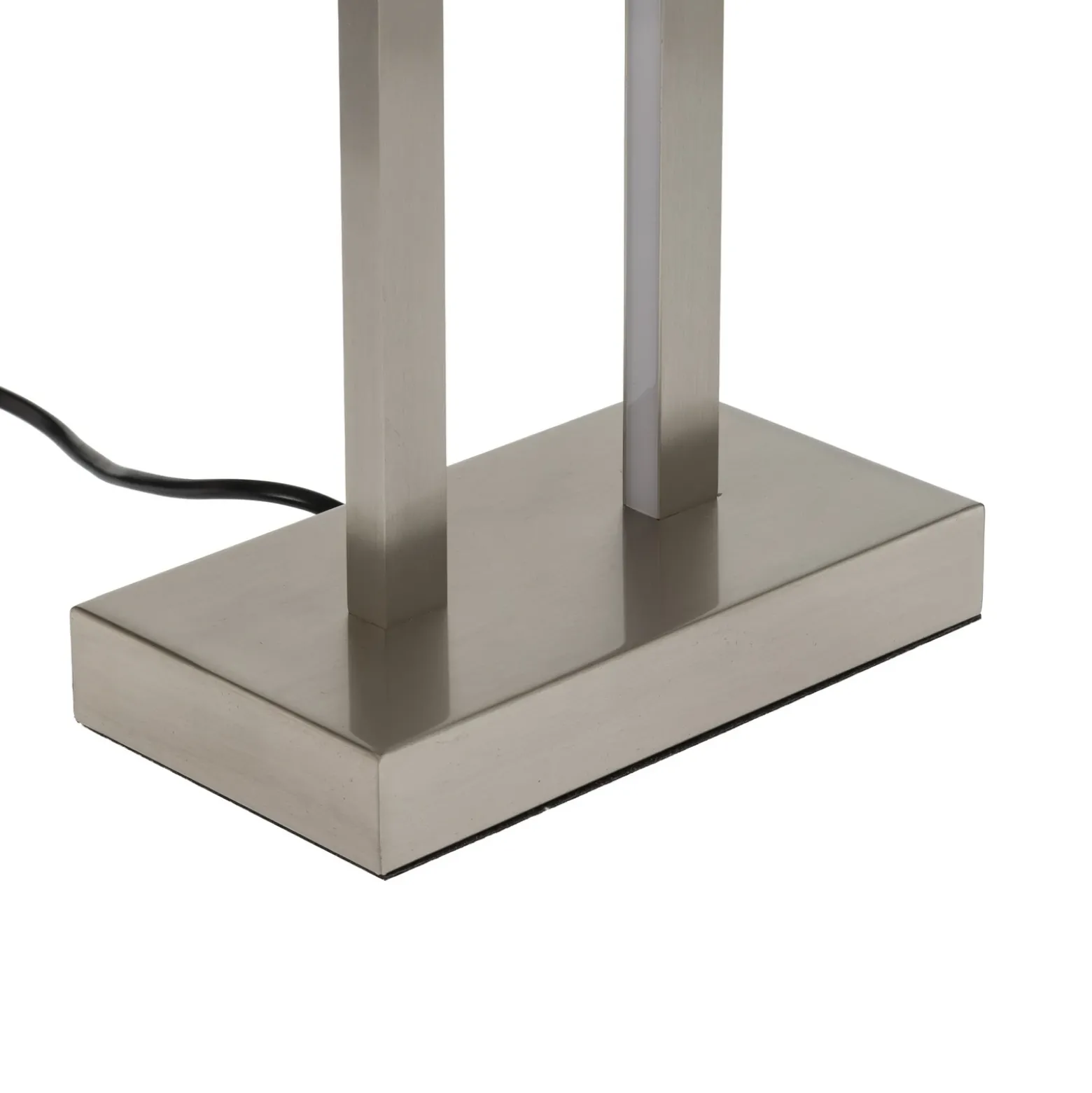 Lámpara de mesa Lindby Sigurd, blanca, tela, altura 54cm, E27