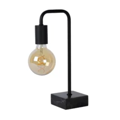 Lámpara de mesa Lorin en negro