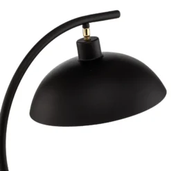 Lámpara de mesa 1036, 1 luz, negro-dorado