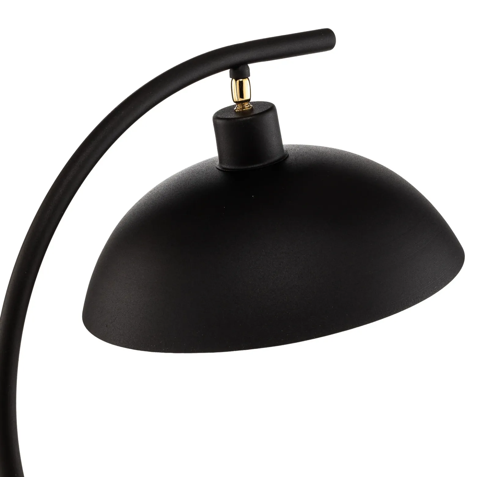 Lámpara de mesa 1036, 1 luz, negro-dorado