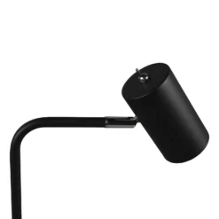 Lámpara de mesa Marley, negra, altura 45 cm, metal