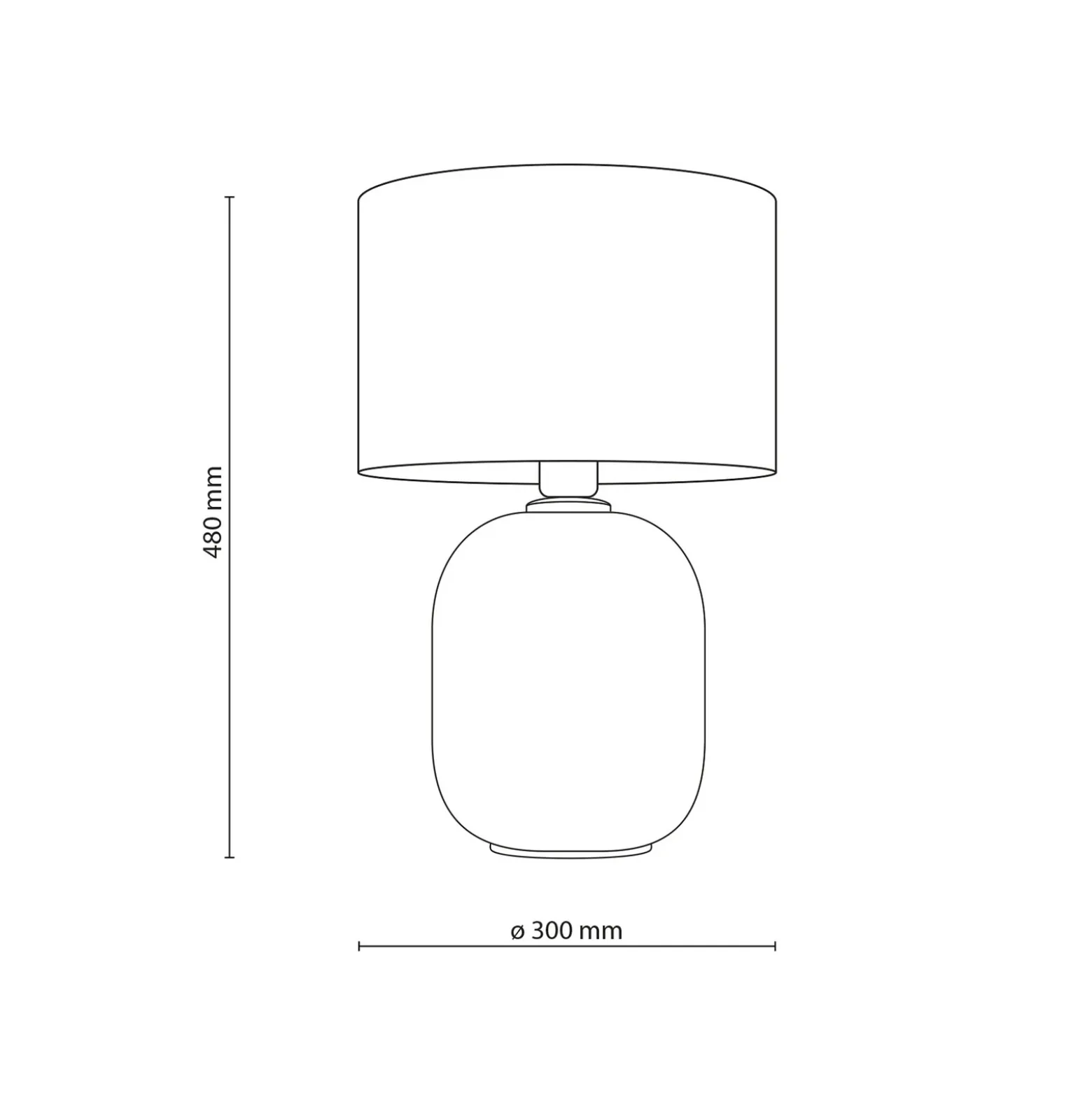 Lámpara de mesa Melody, verde oliva, textil, altura 48 cm, E27