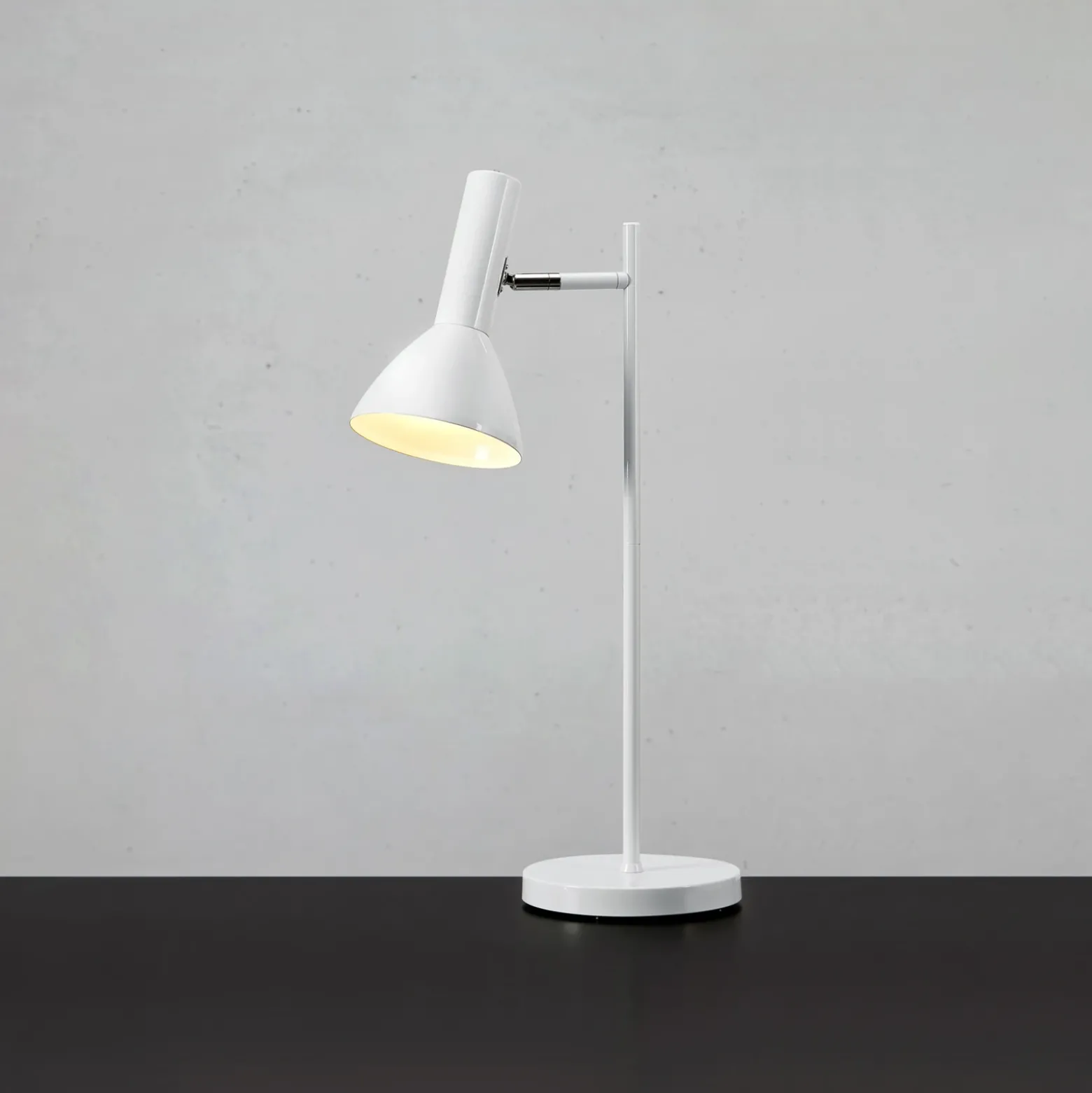 Lámpara de mesa Metro, blanco, 1 luz