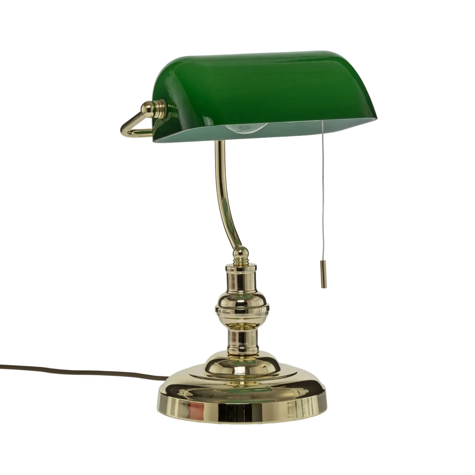 Lámpara de mesa Milenka de Lindby, latón, altura 39 cm, metal