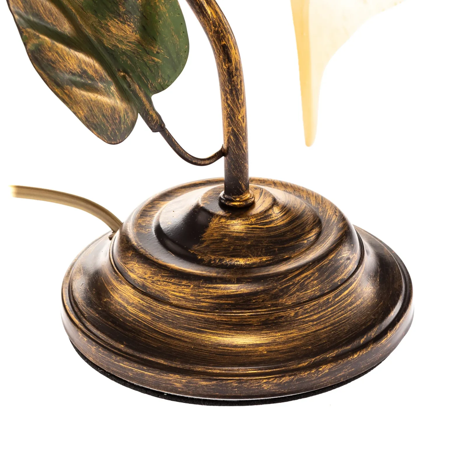Lámpara de mesa Miranda 1 luz, bronce