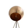 Lámpara de mesa Mixed, latón, metal, altura 45 cm, E14