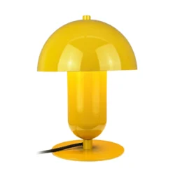 Lámpara de mesa «Movie» de Dyberg Larsen, amarillo curry, metal, E27