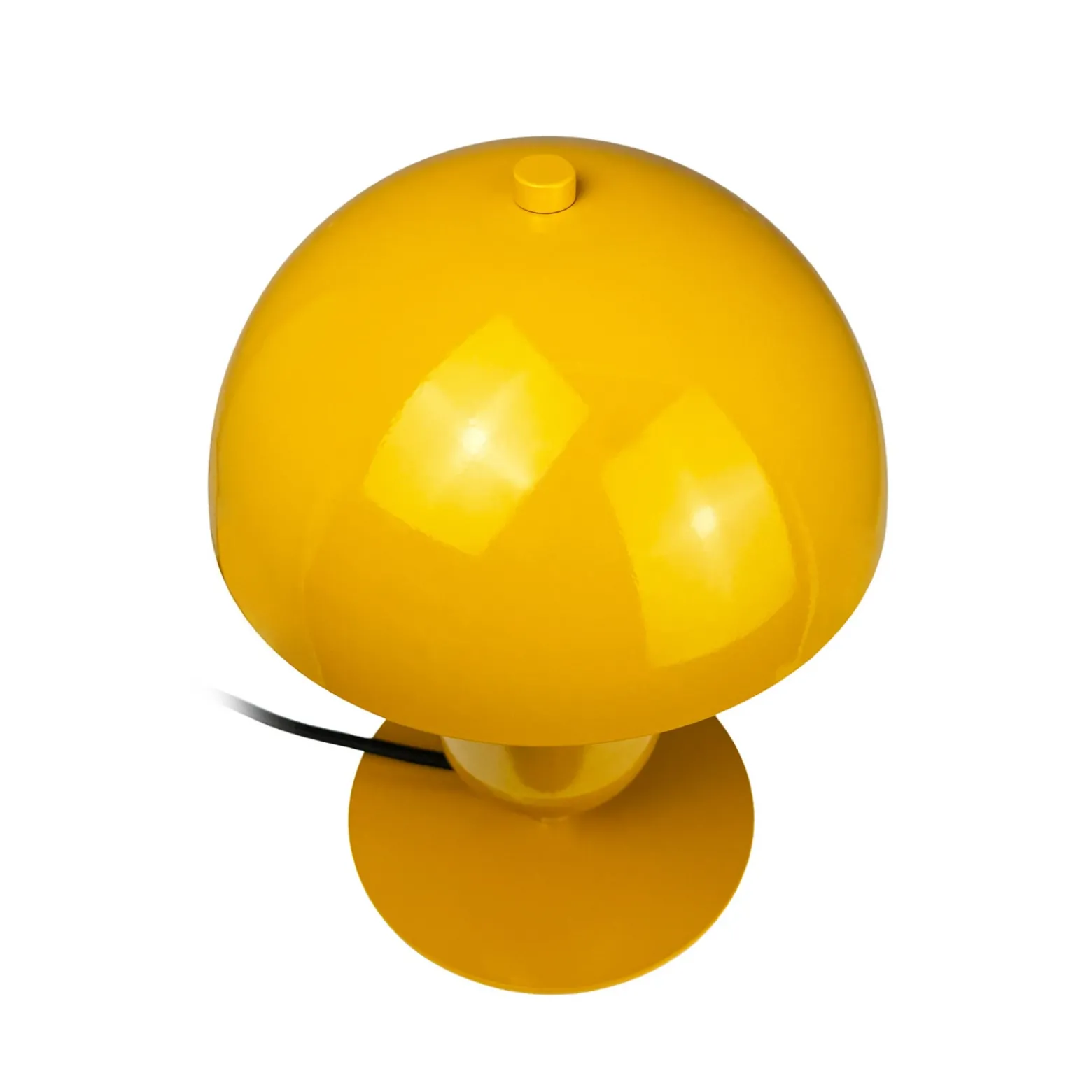 Lámpara de mesa «Movie» de Dyberg Larsen, amarillo curry, metal, E27