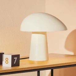 Lámpara de mesa Night Owl de FRITZ HANSEN, blanco ahumado