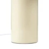 Lámpara de mesa Nola Dionne, naranja/beige, 33 cm, metal, E14