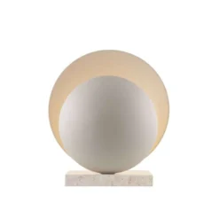 Lámpara de mesa ORBIT de Globen Lighting, beige, altura 32 cm