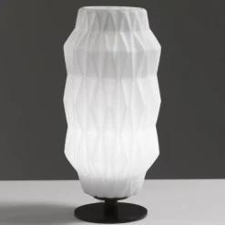 Lámpara de mesa Origami, blanca